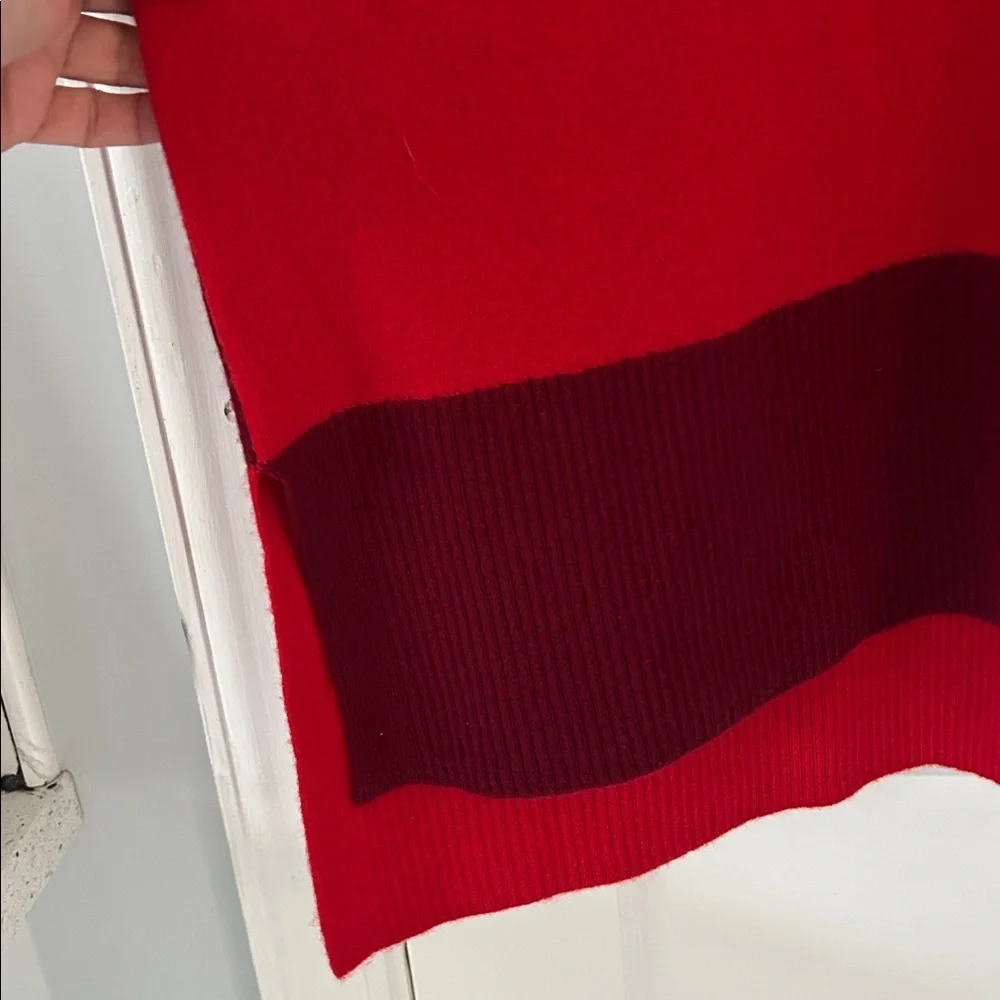 Summersalt The Coziest Cashmere Blend Merino Wool Cashmere Colorblock Sweater 2X